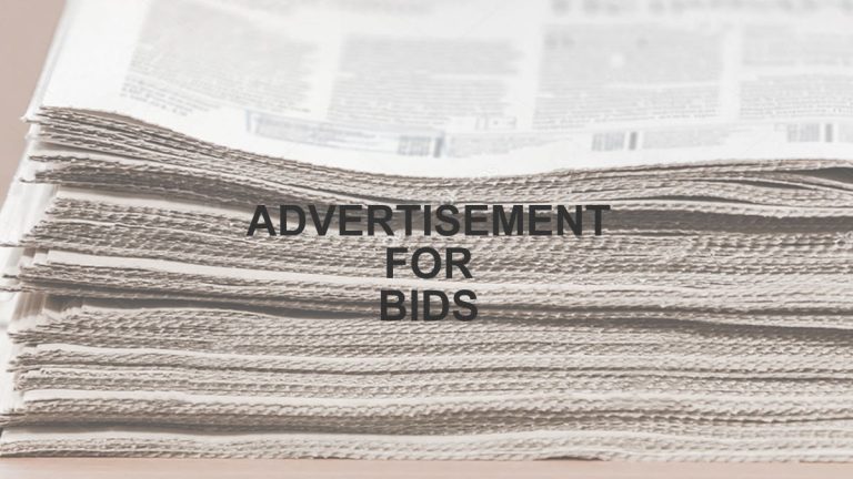 Advertisement For Bids