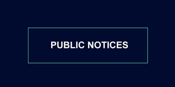 Public Notices