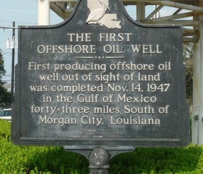 First Oil Well Morgan City1 947